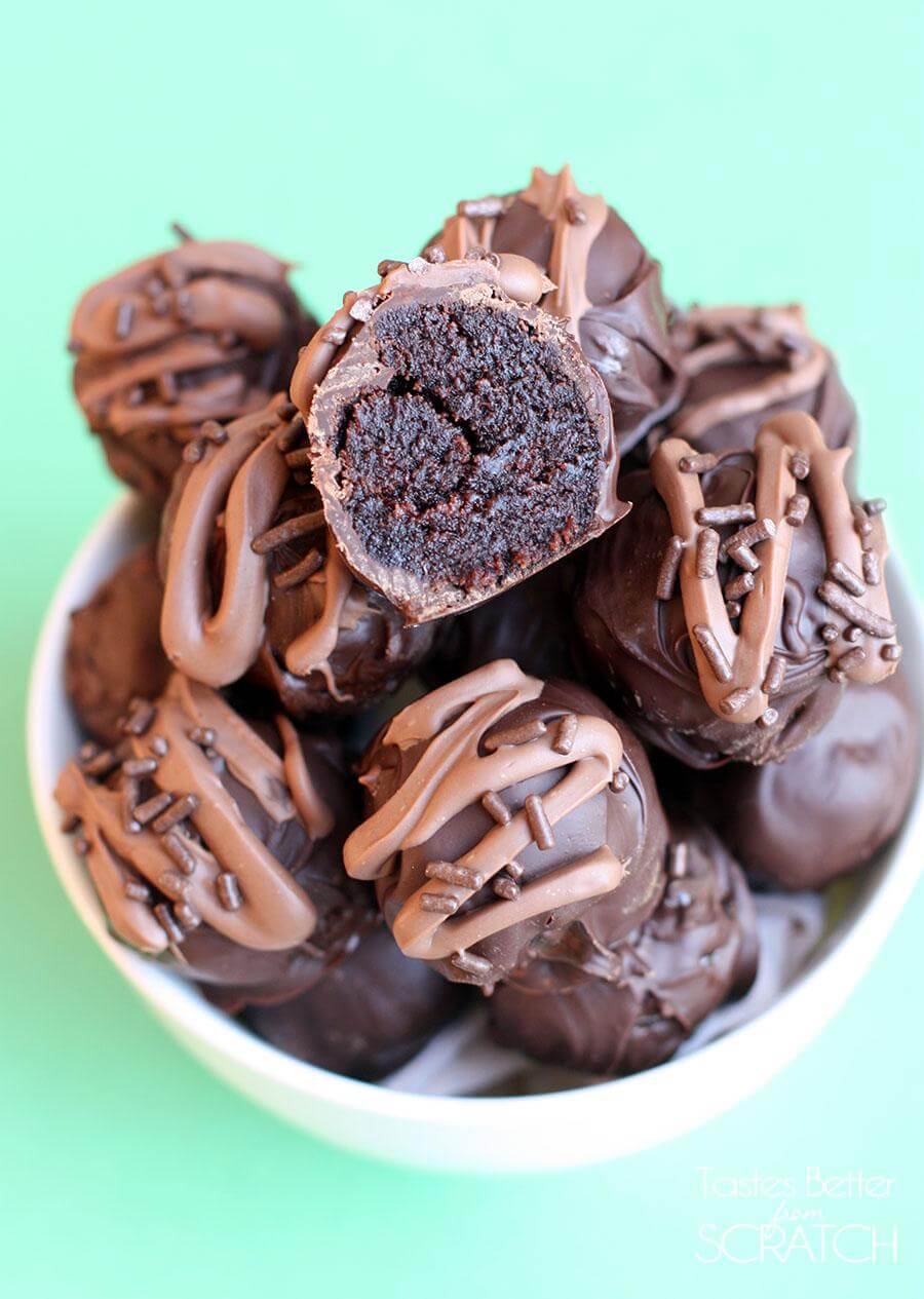 brownie-truffles
